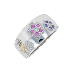Ring sapphires, rubies and...