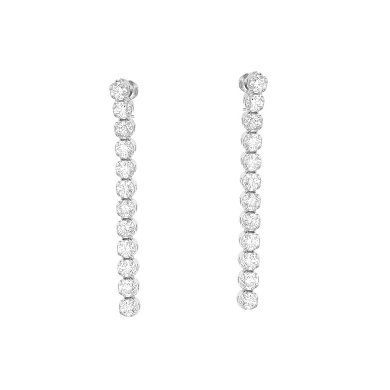 Boucles d'oreilles diamants...