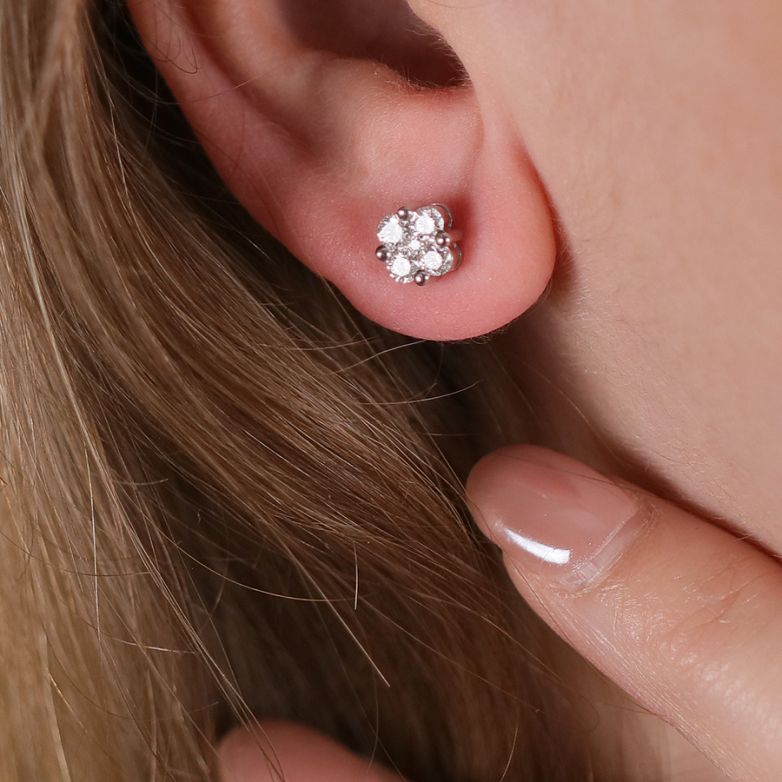 Earrings diamonds 0.50...