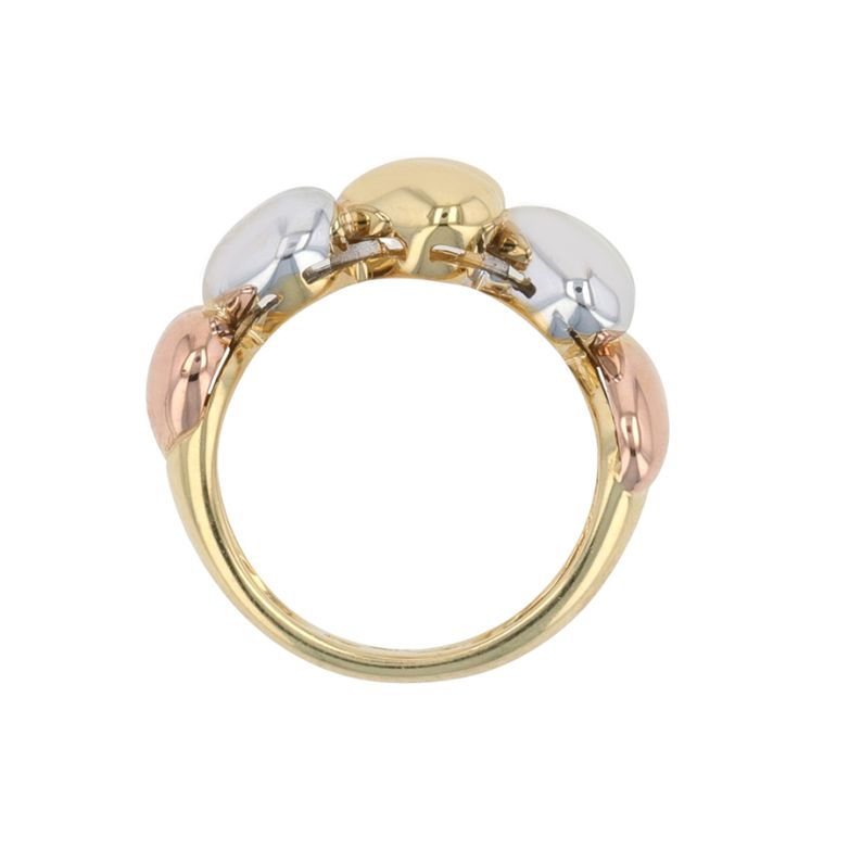Yellow, pink and white gold...