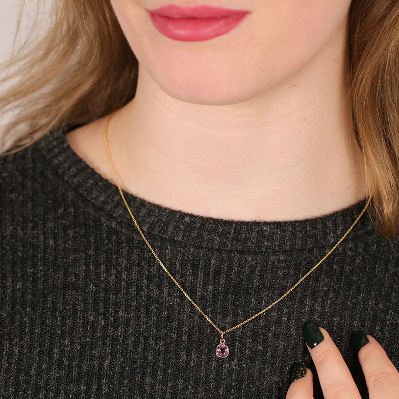Necklace sapphire 1.14...