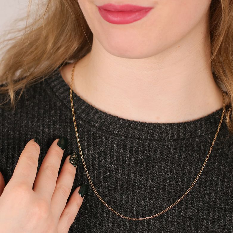 Yellow gold horse chain 5.40g