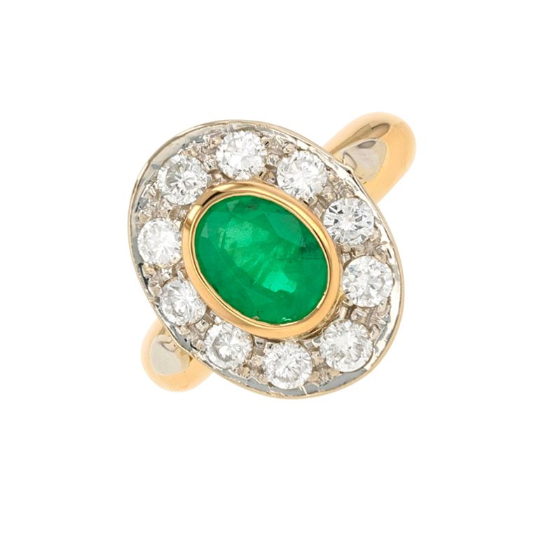 Emerald daisy ring 1.79...