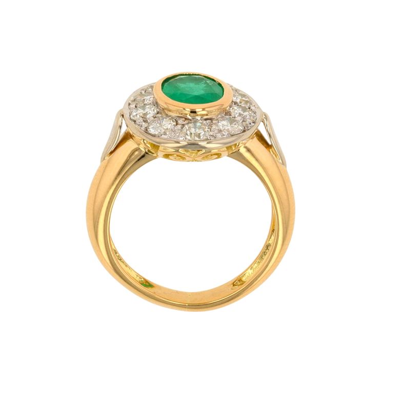 Emerald daisy ring 1.79...