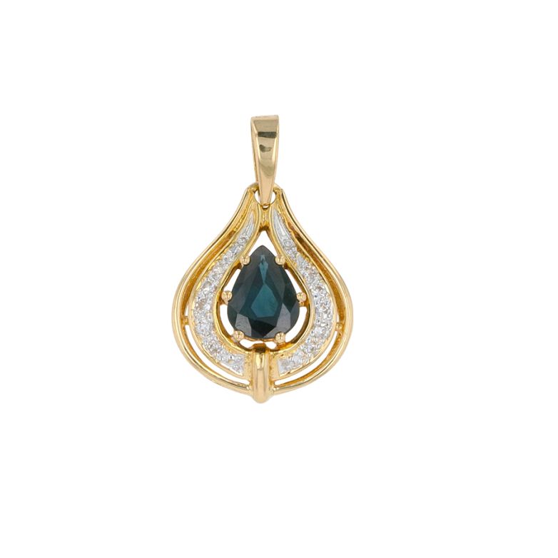Pendant sapphire 0.73 carat...