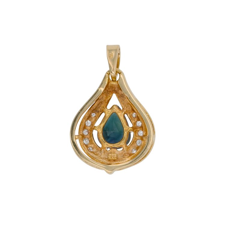 Pendant sapphire 0.73 carat...