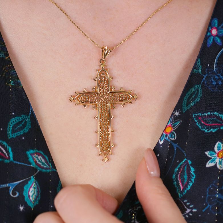 Cross yellow gold 10g