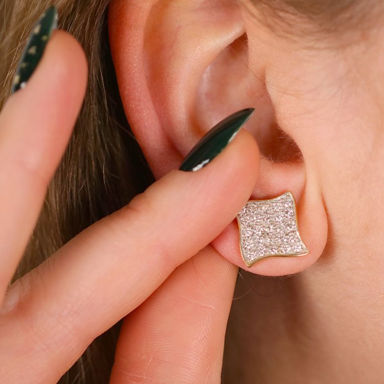 Earrings diamonds 0.75...