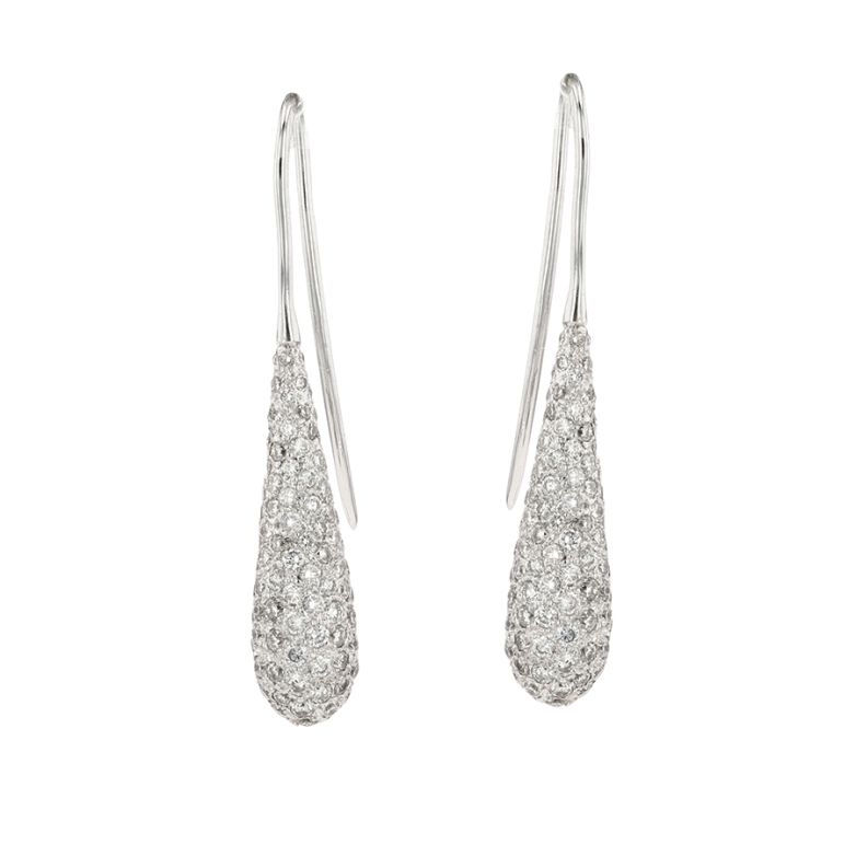 Drop earrings diamonds 1.58...