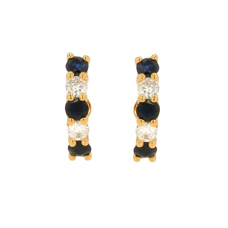 Earrings sapphires 0.48...