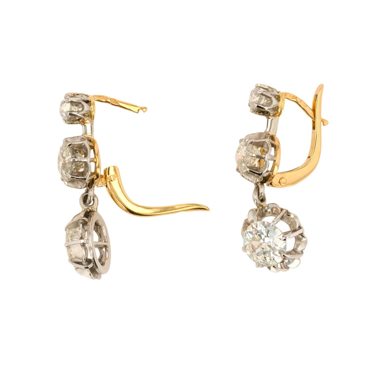 Vintage earings diamonds...