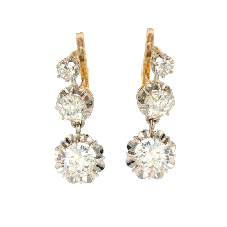 Vintage earings diamonds...