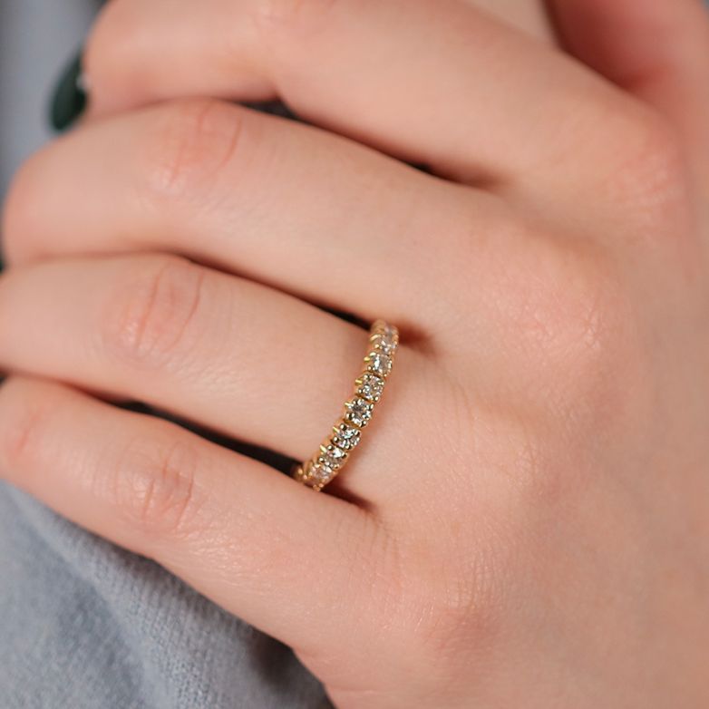Diamond wedding band 0.77...