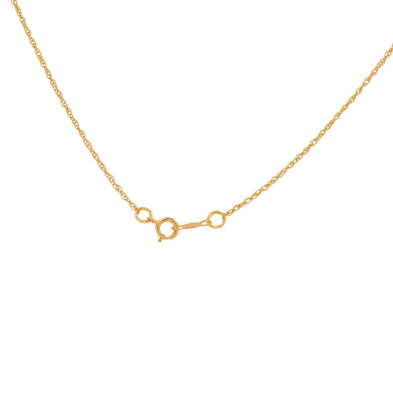 Pear sapphire necklace 0.57...