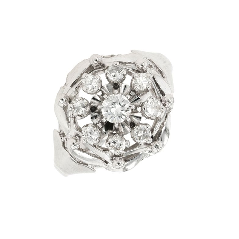 Vintage ring diamonds 0.40...