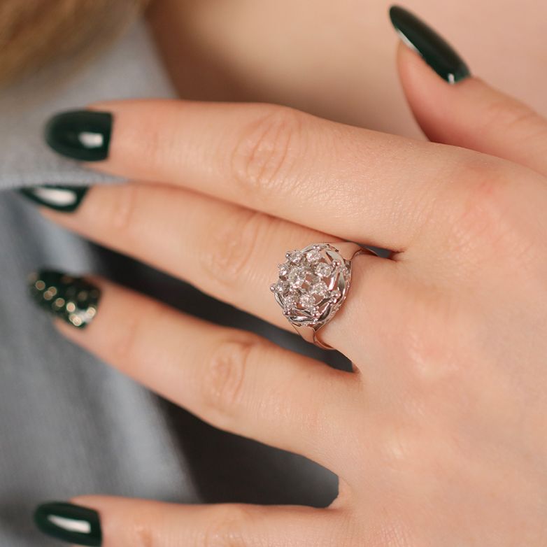 Vintage ring diamonds 0.40...