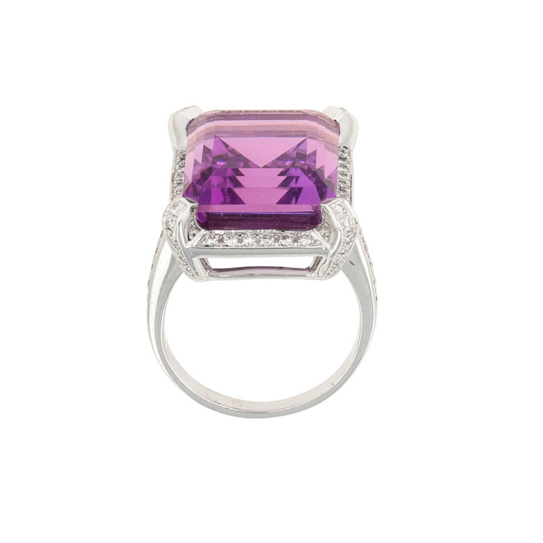 16-carat amethyst ring with...