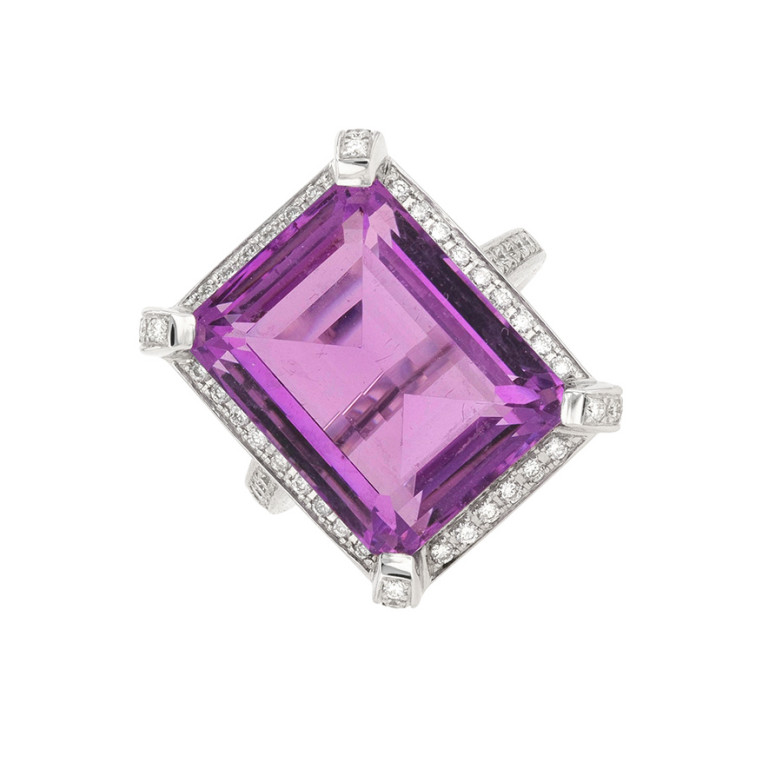 16-carat amethyst ring with...