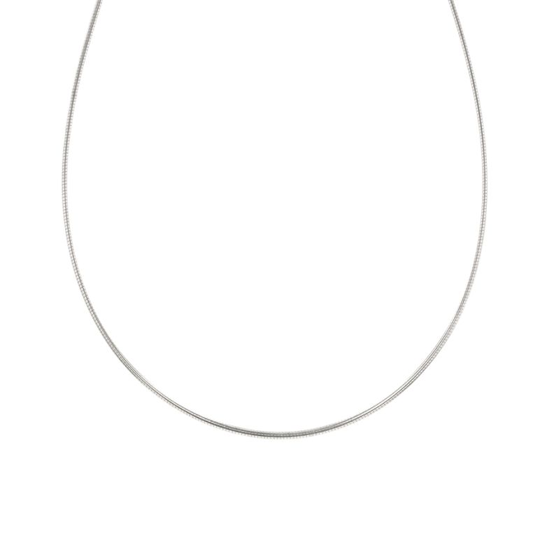 Cable necklace white gold...