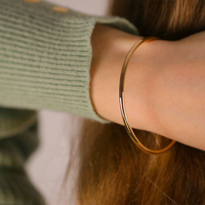 Rigid bezel bracelet yellow...