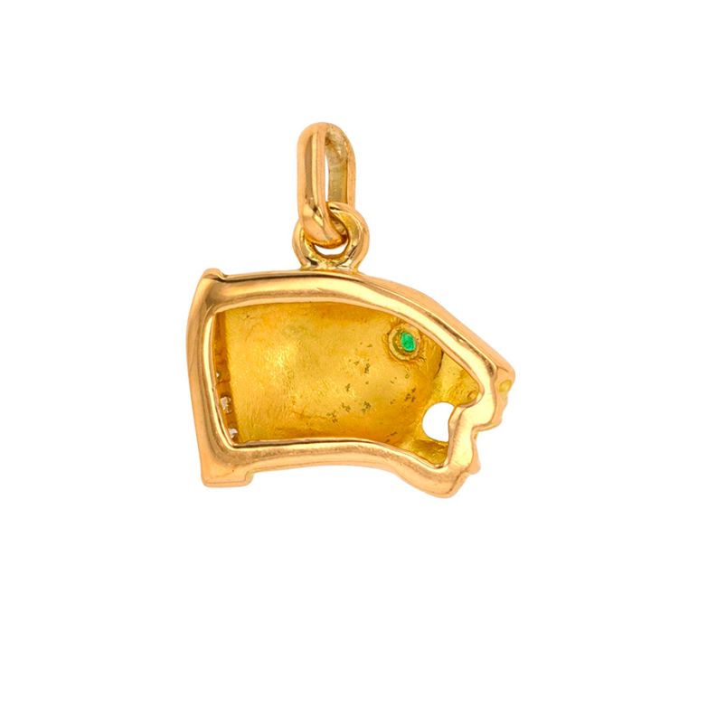 Emerald panther pendant...