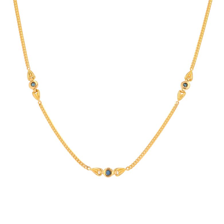 Sapphire necklace 0.12...