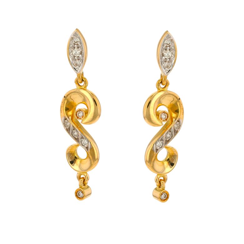 Earrings diamonds 0.24...