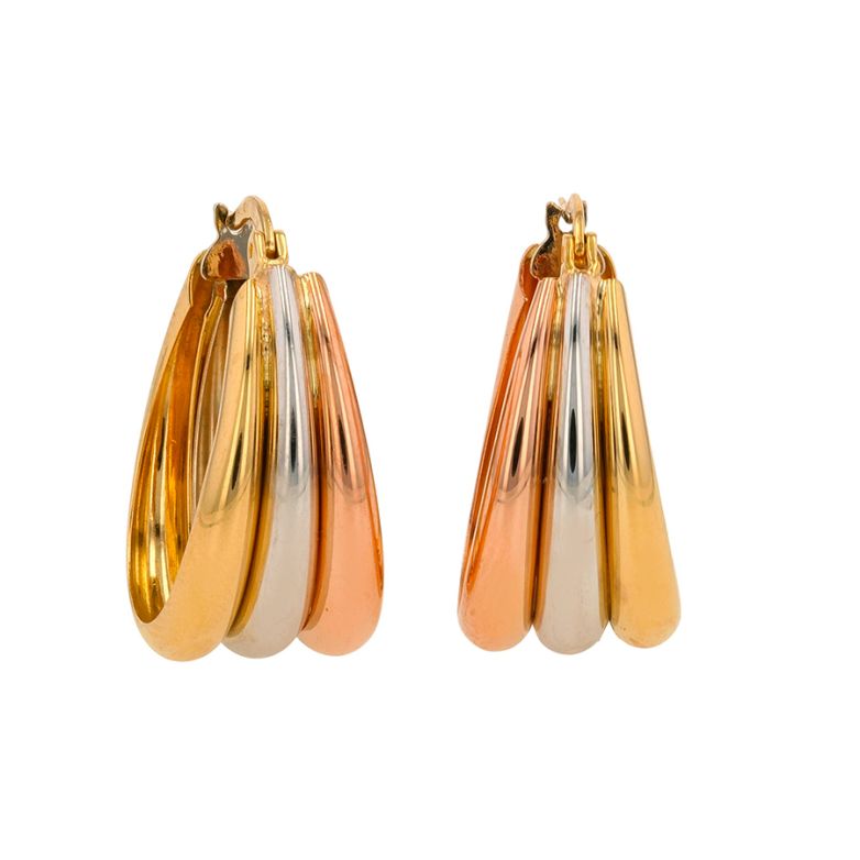 Yellow, pink and white gold...