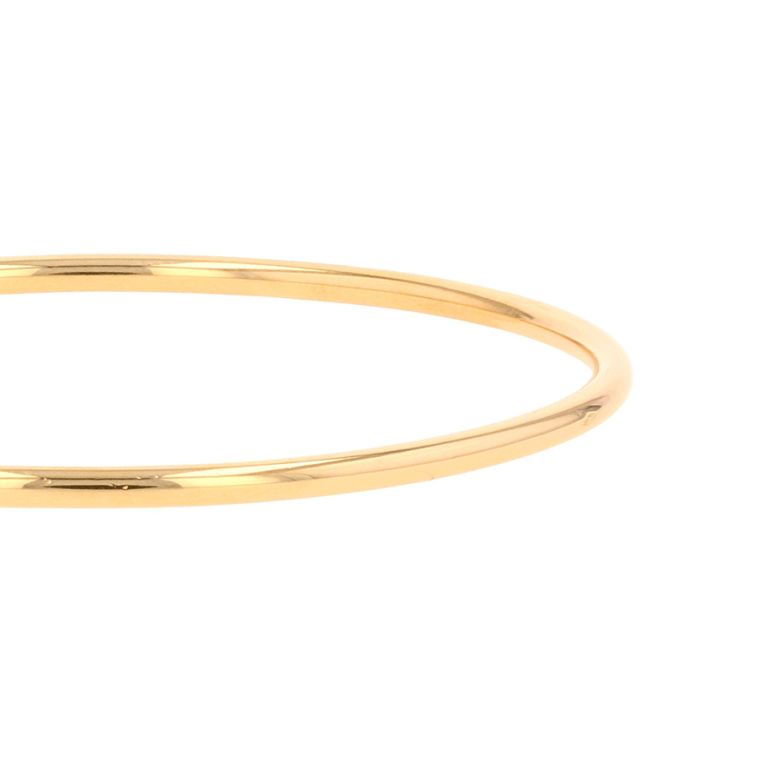19.22g yellow gold bangle...
