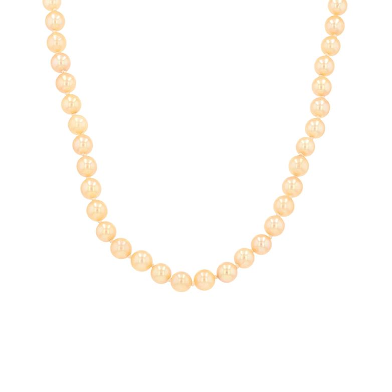 Necklace of white gold...