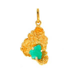 Vintage emerald nugget...