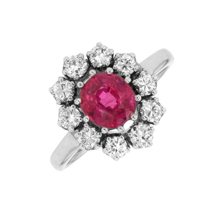Vintage daisy ring with...