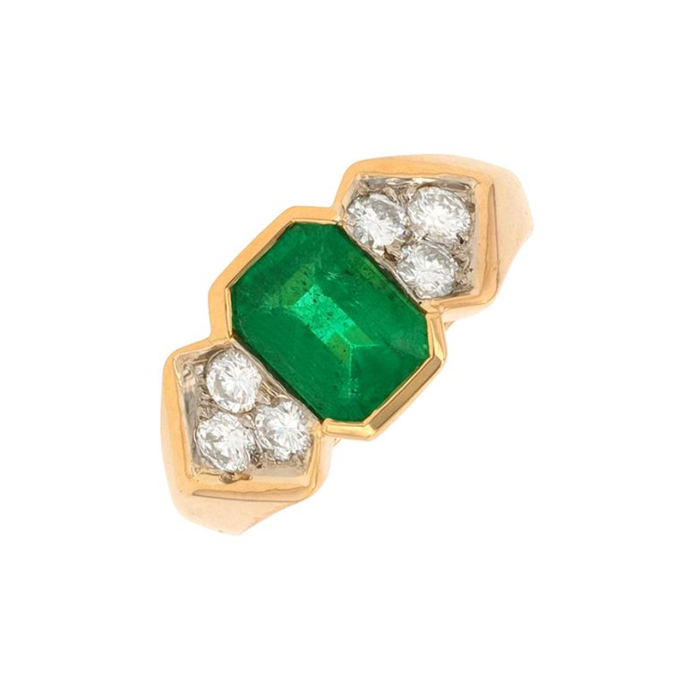 Bague émeraude 1.53 carat...