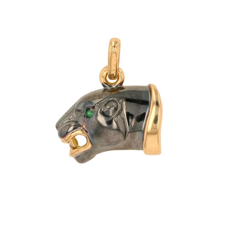 Emerald panther pendant...