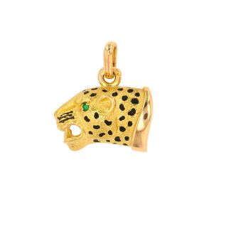 Emerald panther pendant...