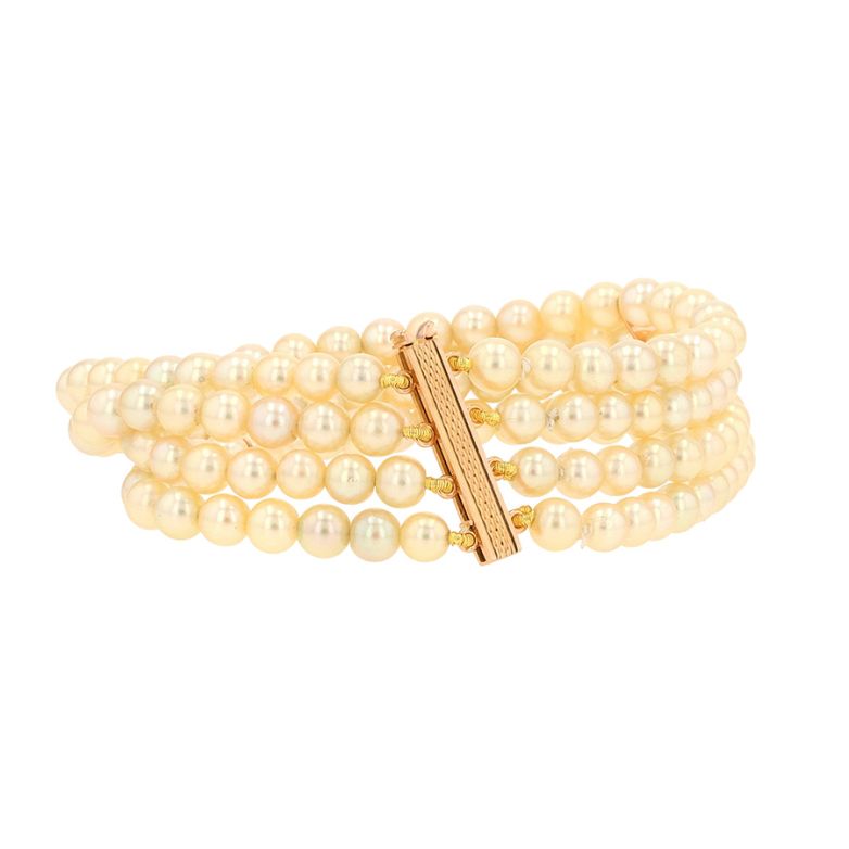 Vintage bracelet 4 rows of...