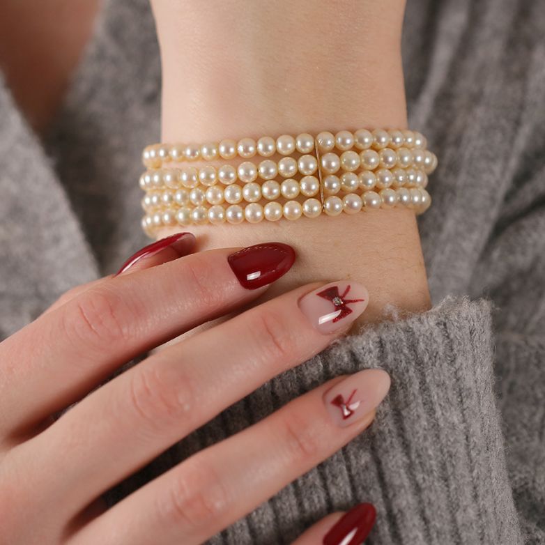 Vintage bracelet 4 rows of...