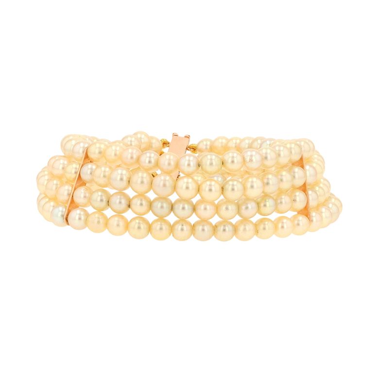 Vintage bracelet 4 rows of...