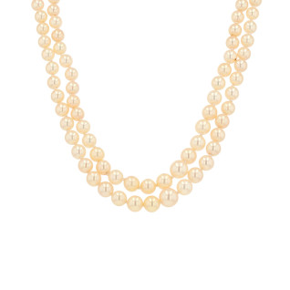 Vintage double strand pearl...