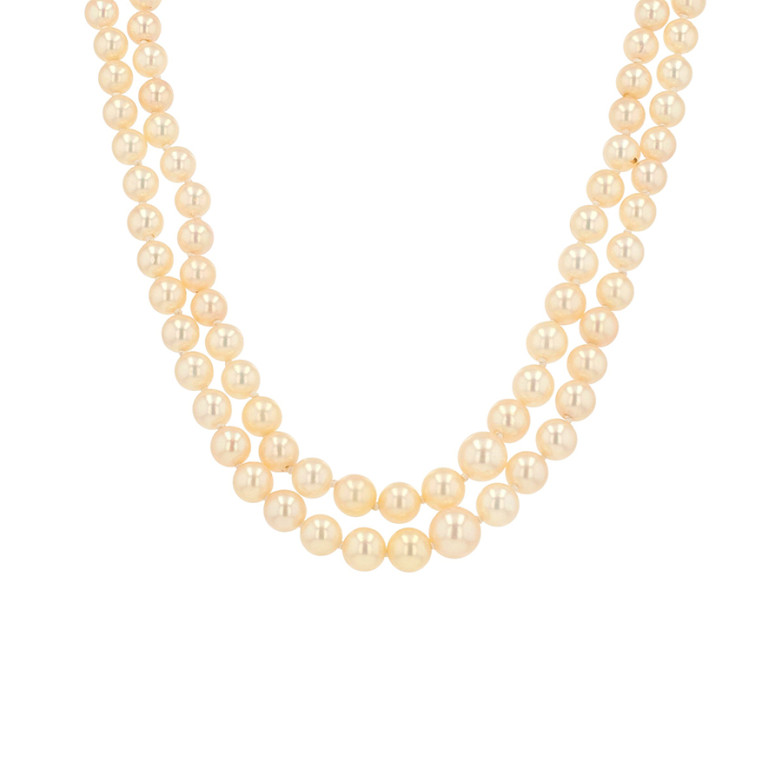 Vintage double strand pearl...