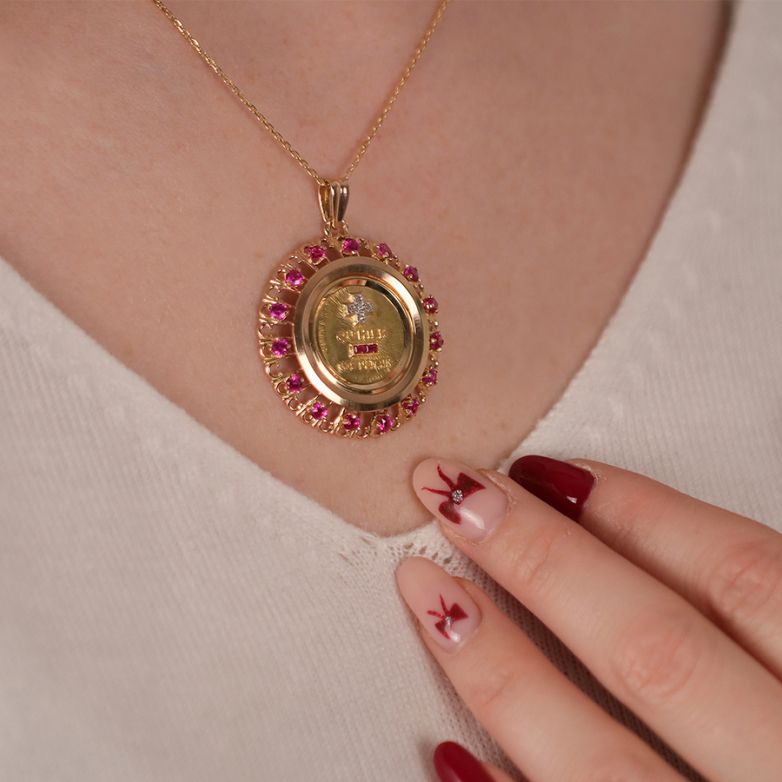 AUGIS vintage love medal...