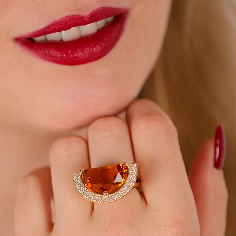 18.50 carat citrine and 1...
