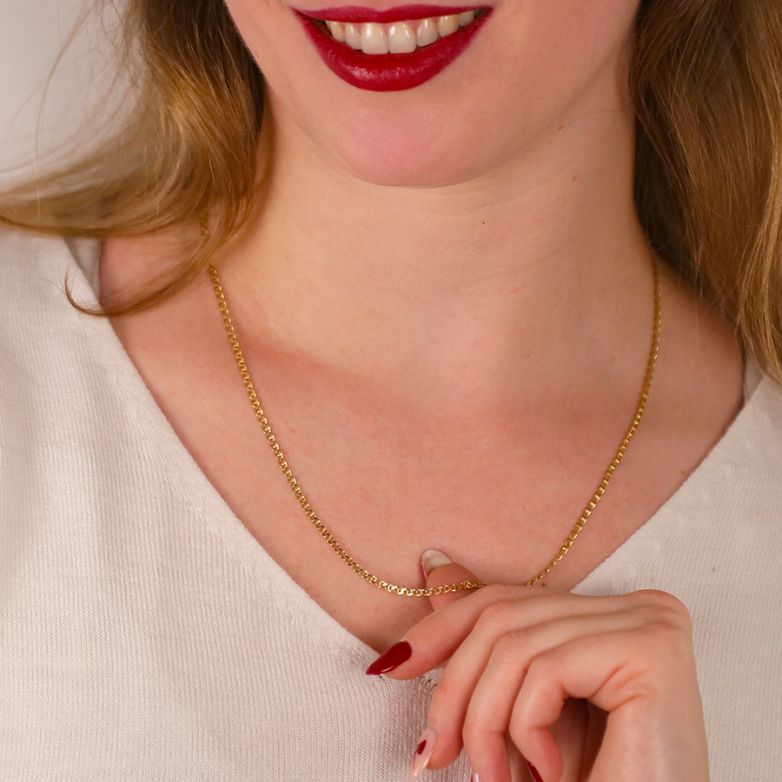 Yellow gold navy chain 6.03g
