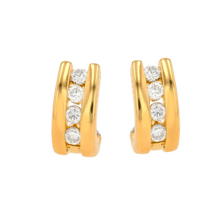 Earrings diamonds 0.40...