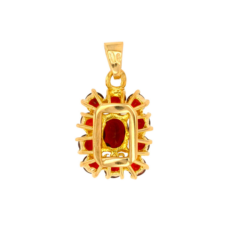 Vintage garnet pendant 2.51...