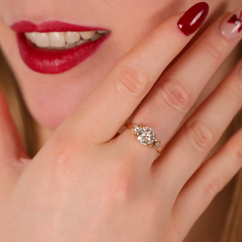 Ring diamonds 2.52 carats...