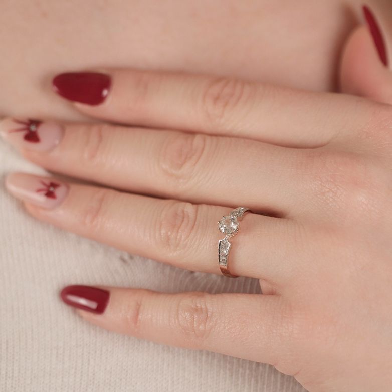 Vintage ring diamonds 0.47...