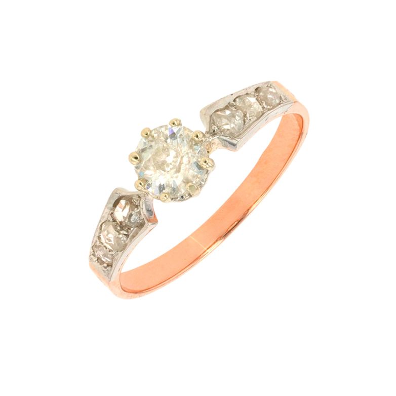 Vintage ring diamonds 0.47...