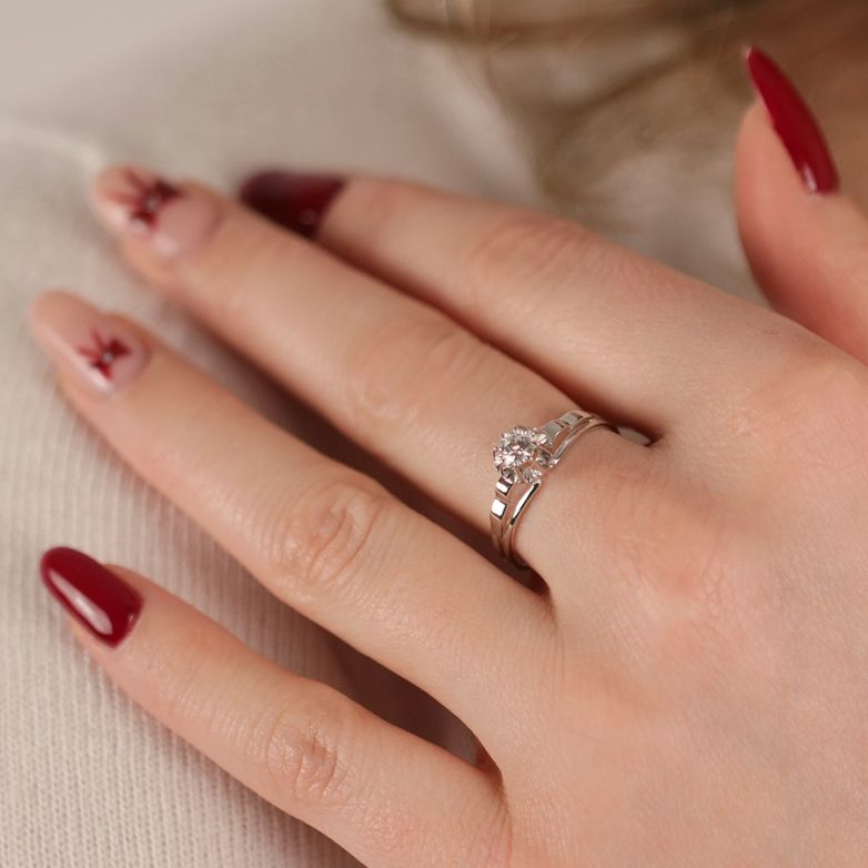 Solitaire vintage diamond...