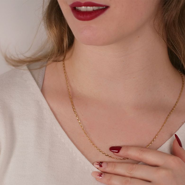 Yellow gold horse chain 6.01g
